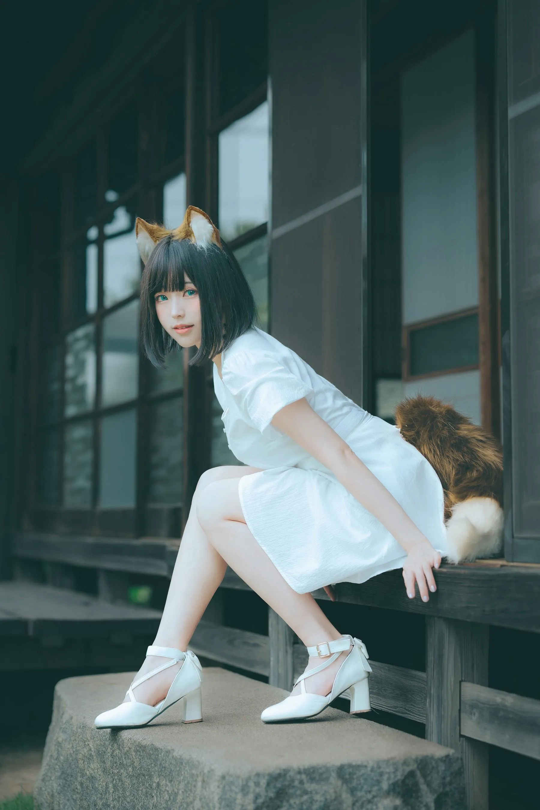 ElyEE子 – NO.114 2023.July B-Dongitsune ~White dress 白洋裝狐少女 [60P]插图2